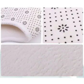 

4 Piece Shower Curtain Sets with Non-Slip Rug, Toilet Lid Cover, Bath Mat L69B
