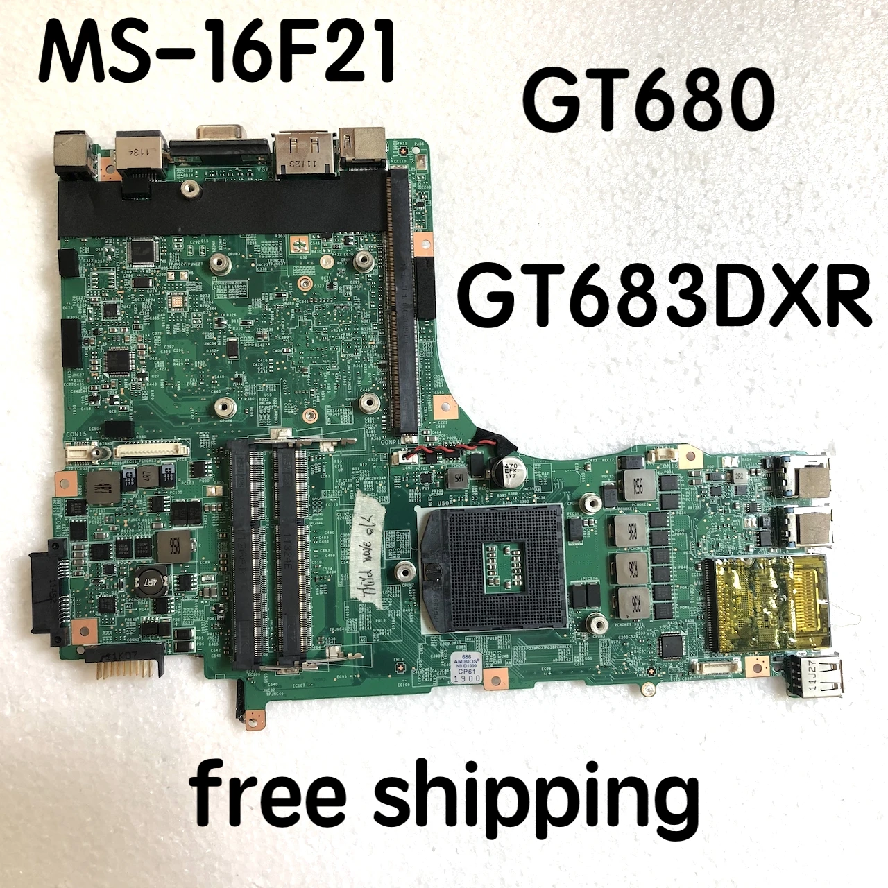 cheap pc motherboard for MSI GT683DXR GT680 Motherboard MS-16F21 Mainboard 100%tested fully work latest motherboard for pc