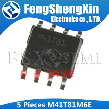 

5pcs M41T81M6E SOP8 M41T81M6F SOP M41T81 SOP-8 M41T81 Serial access Real-Time Clock with alarm IC SOP-8