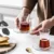 PASABAHCE Nordic Small Fresh Style Turkey Black Tea Cup And Saucer Sets Espresso Coffee Mug Shot Glass Teacup Tazas Para Cafe