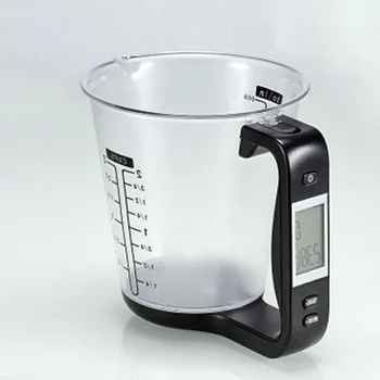 

1pcs Electronic Scale Measuring Cup Kitchen Scale Digital Cup Scale Electronic Tool Scale With LCD Screen 1min Auto shutdown Cup