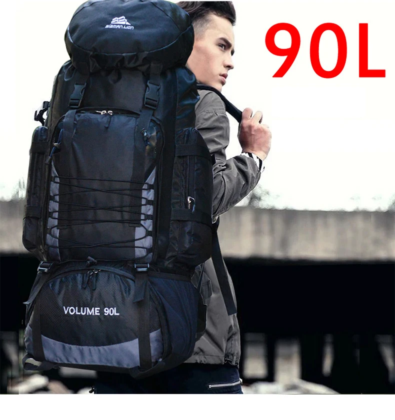 

90L Travel Camping Backpack Rucksack Hiking Army Climbing Bag Trekking Mountaineering Mochila Large Capacity Blaso Sport Bag
