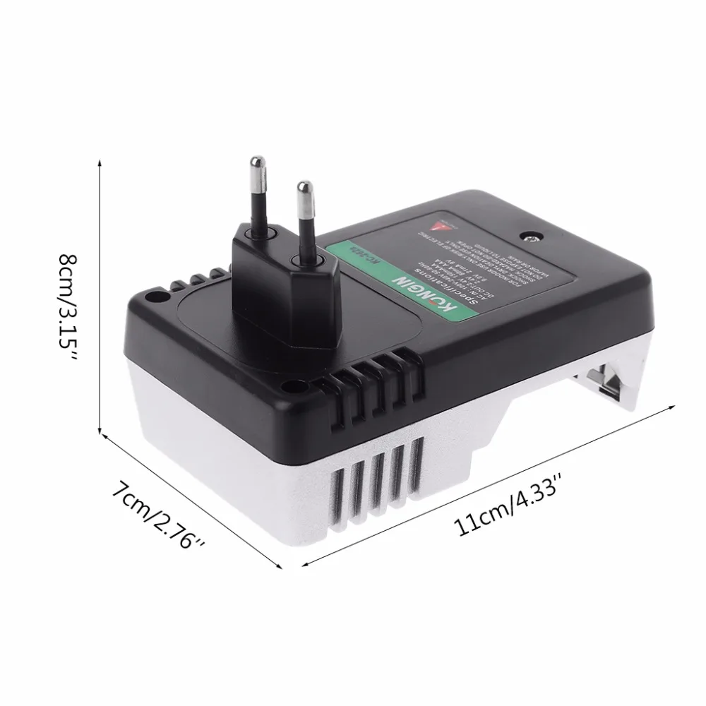EU Plug New AC Wall AA AAA 9V Ni-Mh Ni-Cd Rechargeable Battery Charger