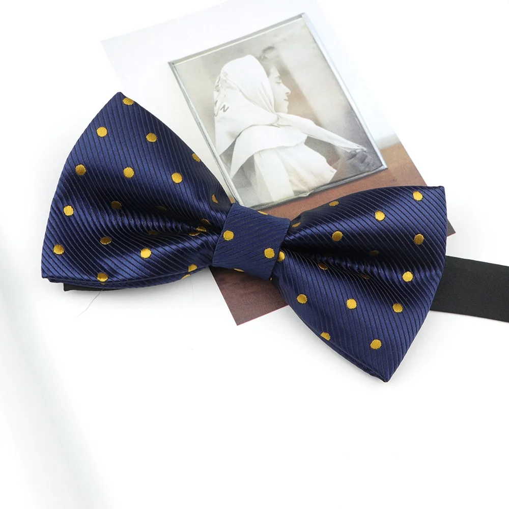Мужской галстук-бабочка модный классический галстук-бабочка вечерние свадебные галстук-бабочка в горошек узор бант в качестве аксессуара галстук-бабочка - Цвет: 2
