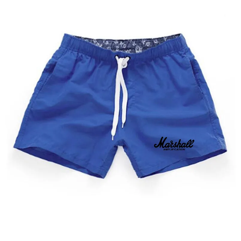 royalblue196 Лето хлопковый Повседневный для мужчин шорты мужские брюки пляжные короткие модные брендовые короткие брюки плюс размер мужская одежда - Цвет: royalblue196