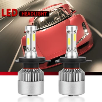 

2PCS H7 LED H11 H4 Hi/Lo H1 H3 H8 HB1 HB3 HB4 HB5 PS24W HIR2 H13 H16 H27 9005 Car Headlight Bulbs 3000K 4300K 6000K 8000K COB S2