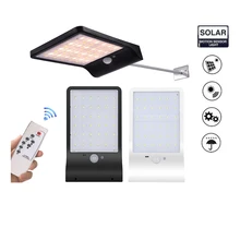 Дистанционный Садовый Солнечный уличный светильник 48 светодиодный солнечный светильник водонепроницаемый открытый светильник ing безопасность садовые лампы 3 режима металлический полюс точечный светильник