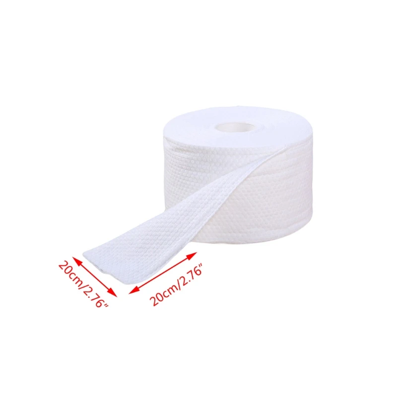 45 Sheets/Roll Disposable Face Towel Ultra Soft Thick Cotton Facial Tissue Washcloth Dry Wipes Makeup Remover Cleansing for Skin