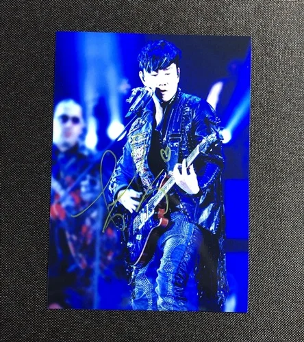 9 Ручная подписка JJ Lin фото с автографом автографы 5*7 89L - Цвет: 9