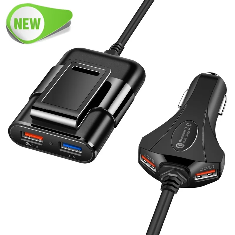 Автомобильное зарядное устройство Tongdaytech с 4 Usb-портами 3 0 А | Мобильные телефоны и