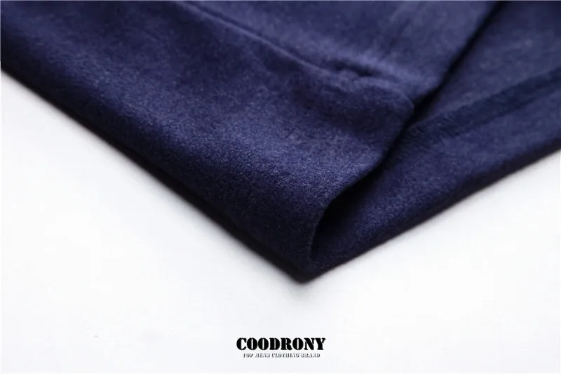 Бренд COODRONY, футболка с длинным рукавом для мужчин, хлопковая футболка, Homme, джемпер, модная повседневная футболка с отложным воротником, топы C5004