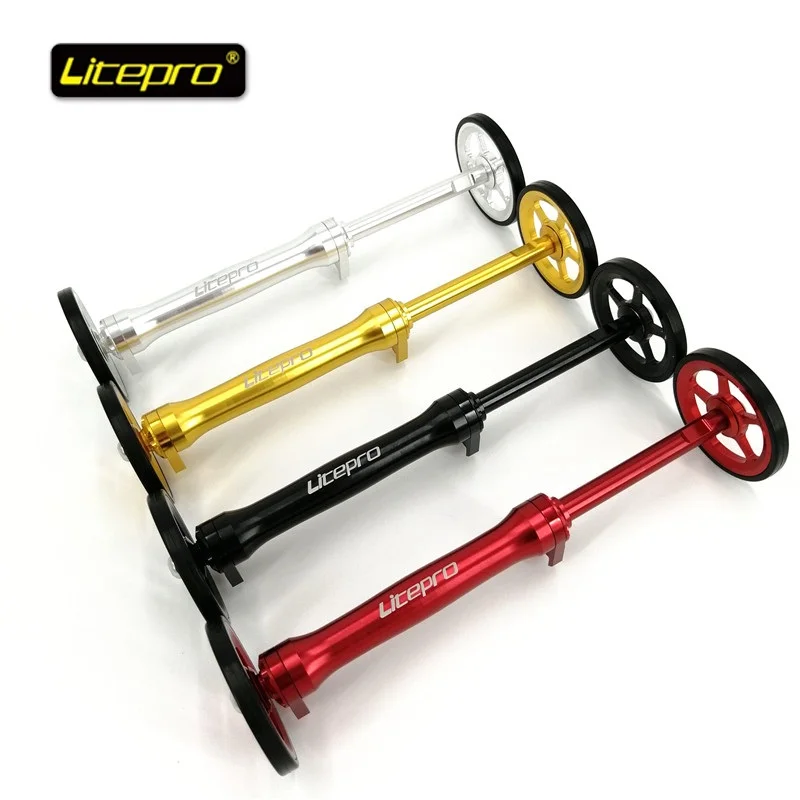 Litepro Brompton складной велосипед легкое колесо и Удлинительный стержень задняя