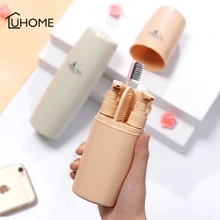 4 шт./компл. путешествия мыть чашка дозатор для жидкого мыла косметические бутылочки комплект Портативный Зубная щётка чашка гребень Ванная комната комплект легко носить с собой