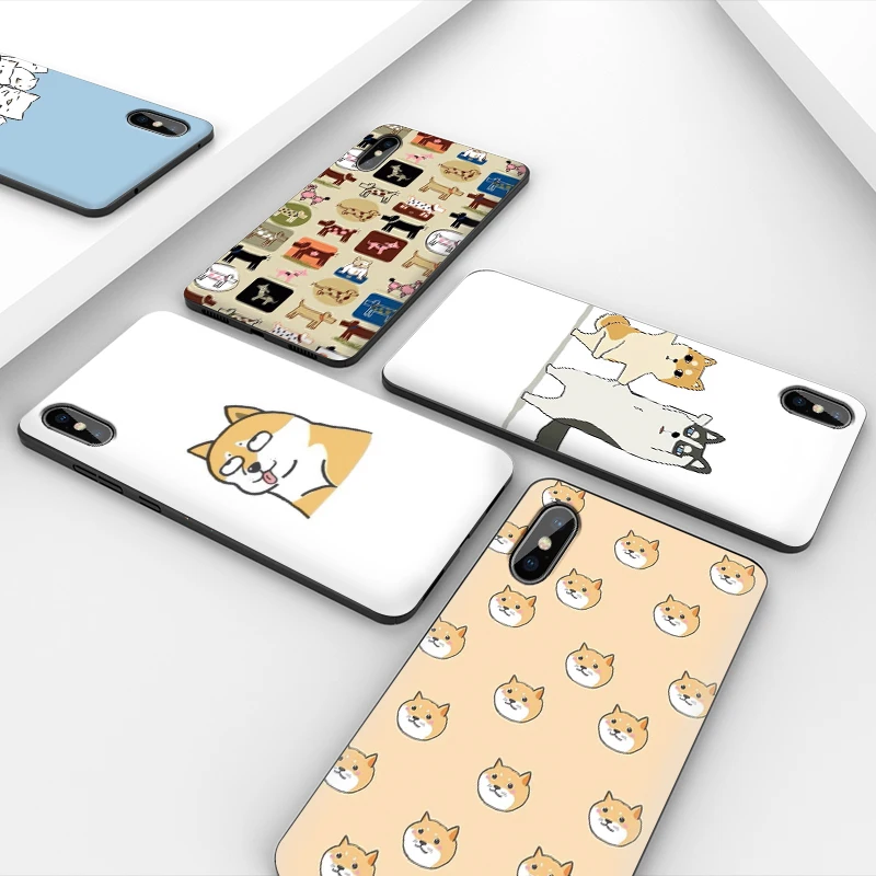 Для iPhone 11 Pro Max XR XS MAX X мультяшная собака для Apple 8 7 6 5S s Plus Силиконовый ТПУ