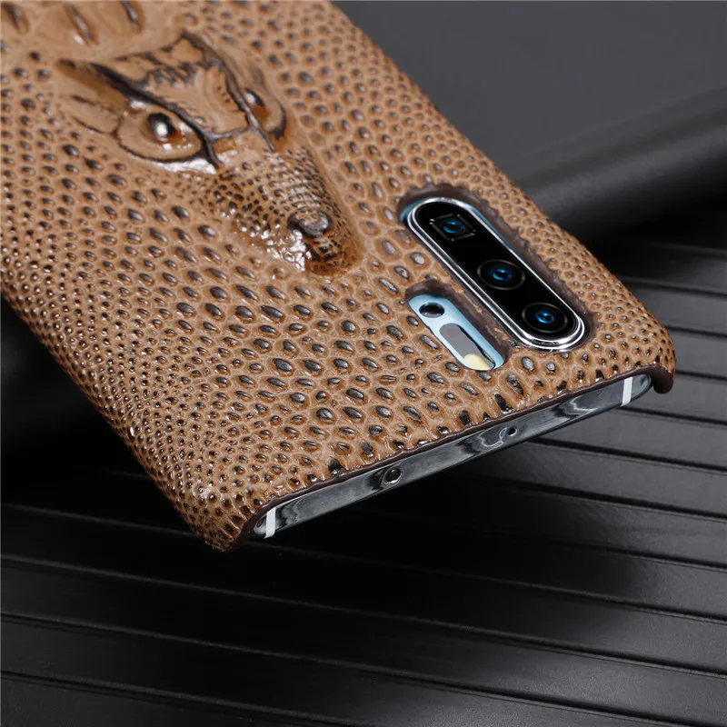 3D Dragon P30 Pro Чехол для huawei mate 20 Pro чехол Роскошный из натуральной воловьей кожи P30 задняя крышка для huawei mate 20 Pro Чехол P30Pro Funda