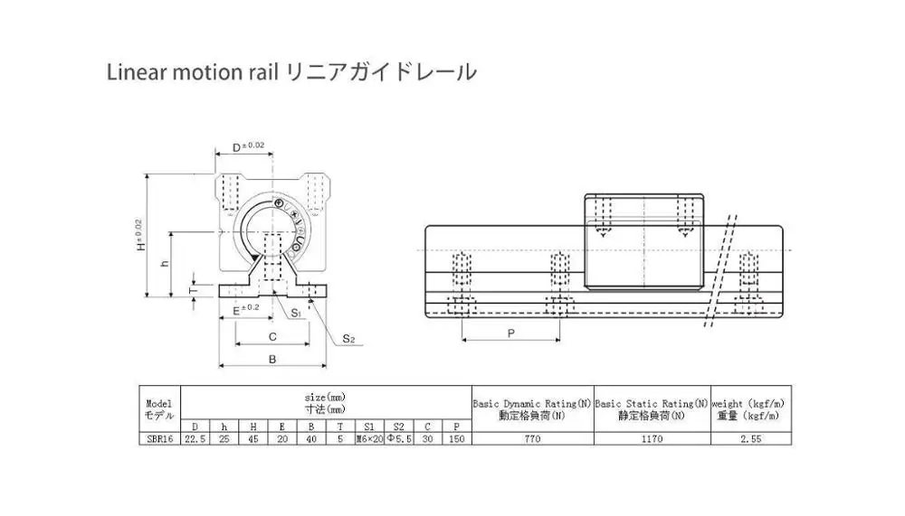 Antrella линейные рельсы CNC части SBR16 350-950 мм полностью Поддерживаемые линейные направляющие с SBR16UU блочные подшипники