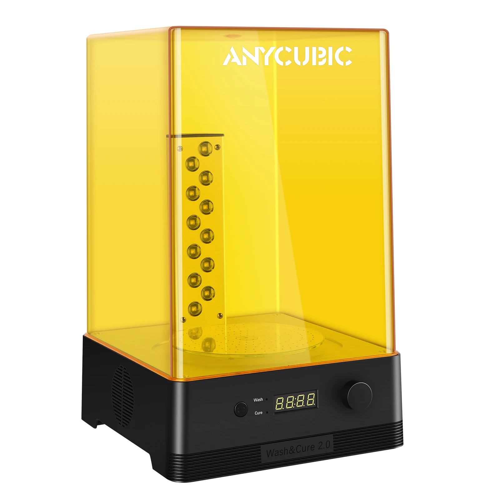 ANYCUBIC Wash & Cure 2.0 For Mars Photon Photons LCD SLA DLP 3D Printer Models UV Rotary Curing Resin Cleaning Machine 2 in 1 3d printing business 3D Printers