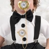 Gold Pacifiers Luxury Babi Pacifier Silicone Adult Pacifier Bling Infant Nipple BPA Free Baby 26 Letter Initials Chupetero 3