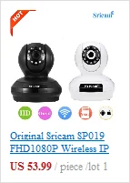 Sricam SP017 HD Беспроводная ip-камера безопасности Wifi Двусторонняя аудио IR-Cut ночное видение Аудио Сигнализация видеонаблюдения Крытый монитор для младенца