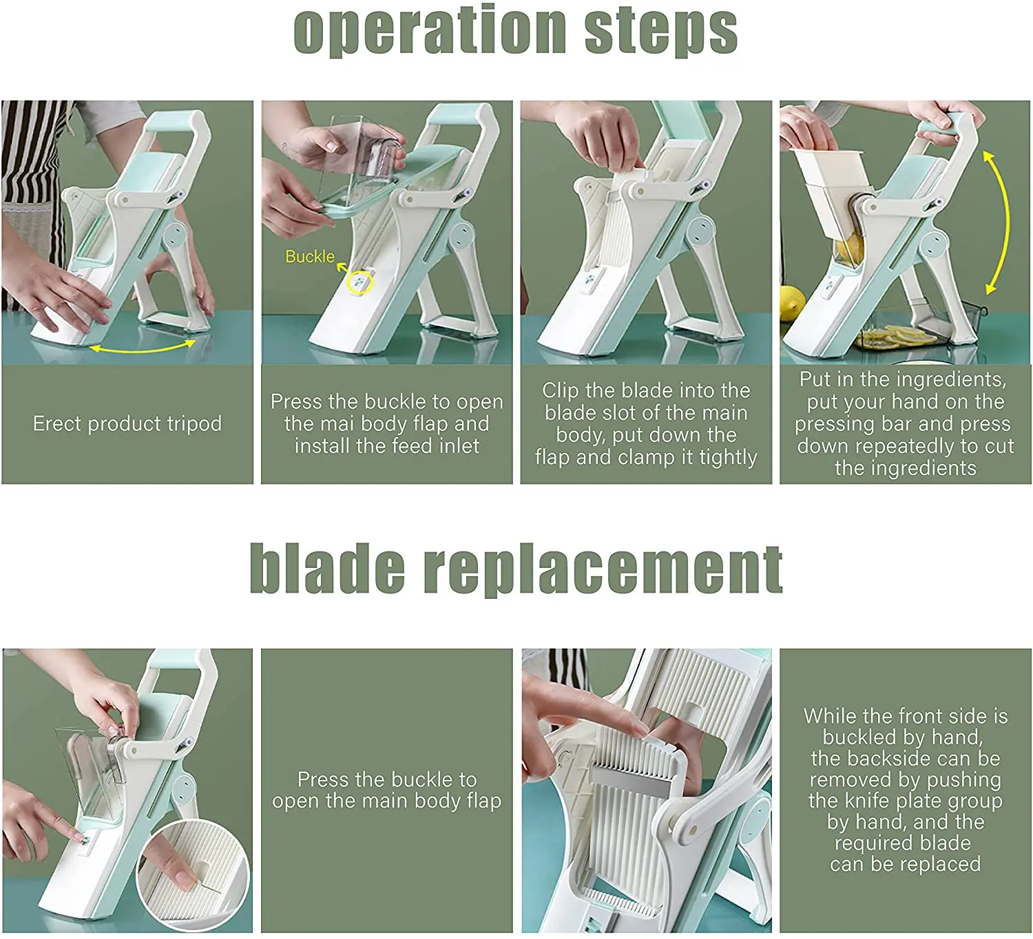 Mandolin Potato Cheese Slicer Kitchen Knife Multifunctional Vegetable Slicer Shredder Grater Shredder Kitchen Accessories