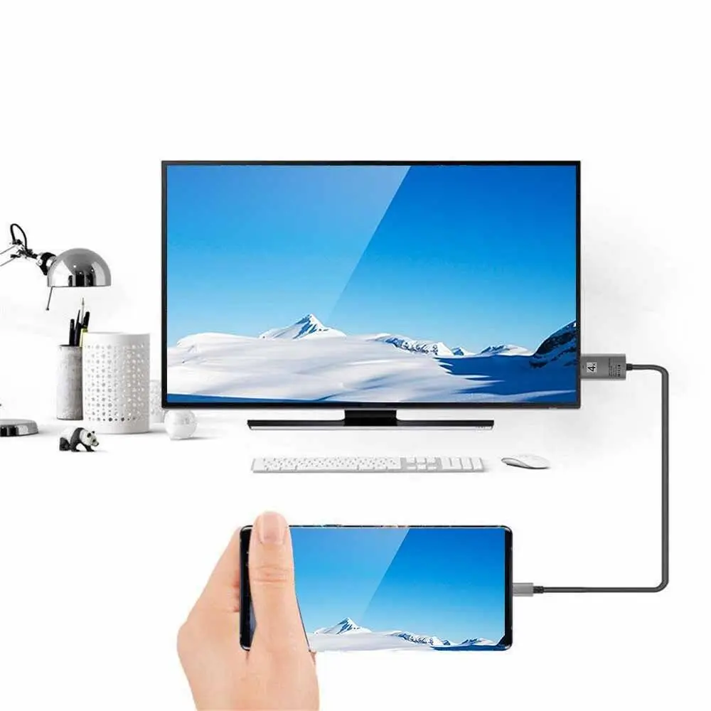 USB C type C к HDMI адаптер USB 3,1 USB-C к HDMI 4K 2K адаптер переходник для MacBook/huawei Matebook/Smasung S8