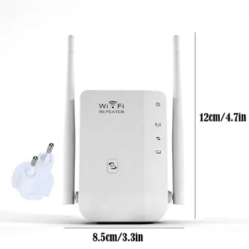 

300M Dual Antenna Wifi Repeater Wireless Signal Amplification Extended Signal Booster Professional Fashion LESHP
