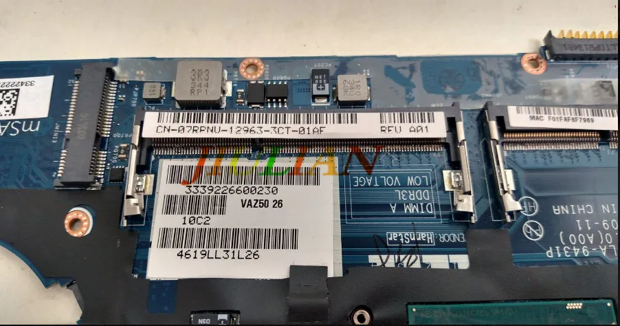 07RPNV Carte Mere для Dell Latitude E7240 i5-4300U 1,9 ГГц DDR3L SDRAM Материнская плата ноутбука CN-07RPNV 7RPNV материнская плата