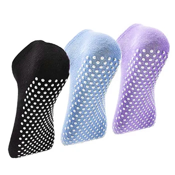 

2 Pair Women Yoga Socks Quick-Dry Anti Slip Silicone Gym Pilates Ballet Socks Fitness Sport Socks Cotton Breathable Elasticity