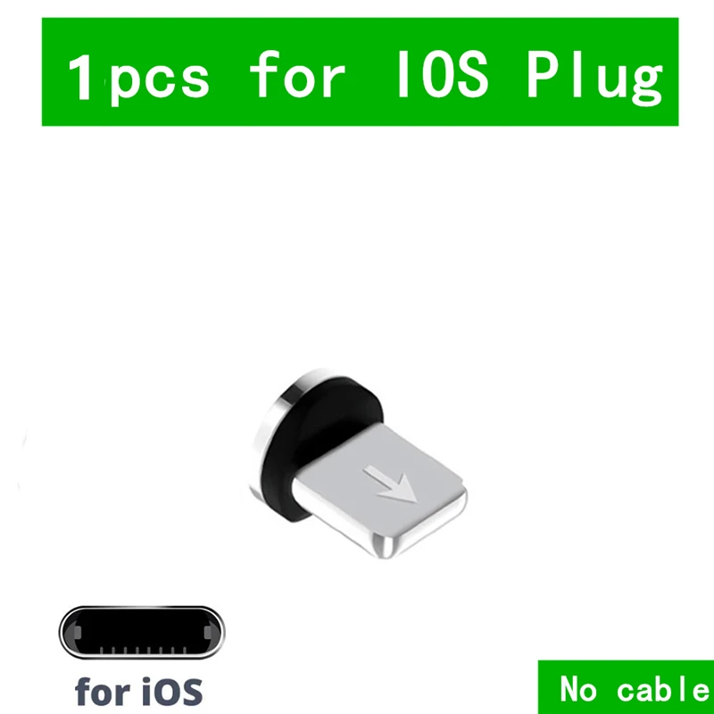 Magnetic Fast Charging Cable with Round Plug - Type C & Micro USB