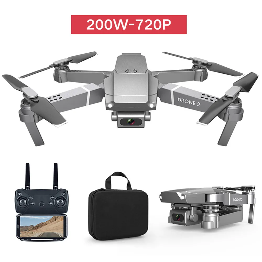 Foldable Quadcopter RC Drone 4K/ 1080P/ 720P HD Camera Drone 2 E68 FPV WIFI Aircraft RC Drones