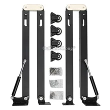 

1Set Multifunction Fold Down Stretch Dining Table Bar Cabinet Desk Hinges Hidden Desktop Folding Hardware Accessories FG250