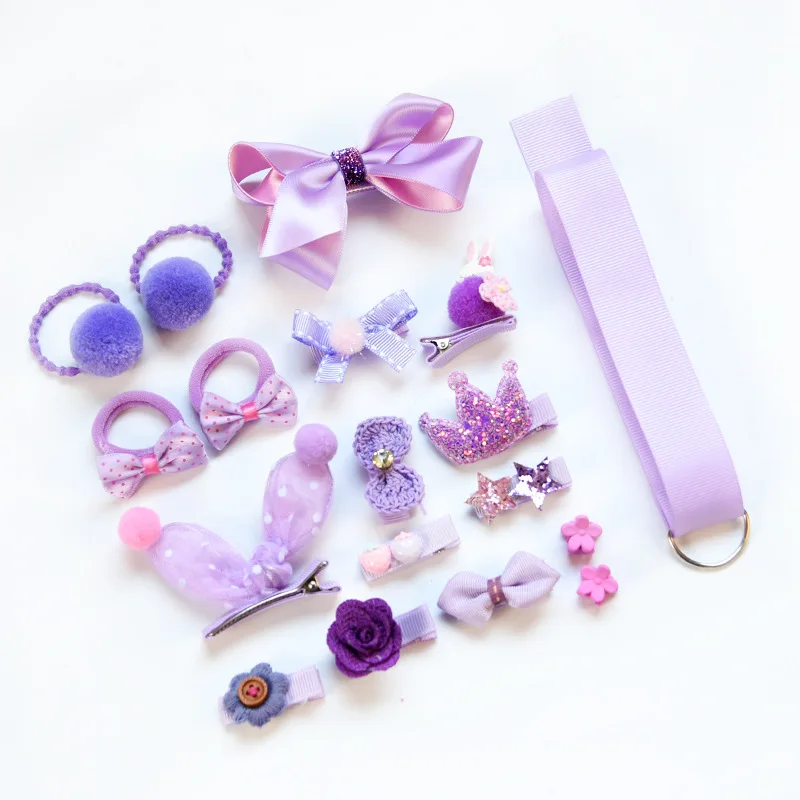 18Pcs/set Cute Cartoon Princess Hairpins Gifts Chileren Girls Kids Hair Clips Barrettes Accessories Ornament Hairclip Headdress - Цвет: 11 not have box