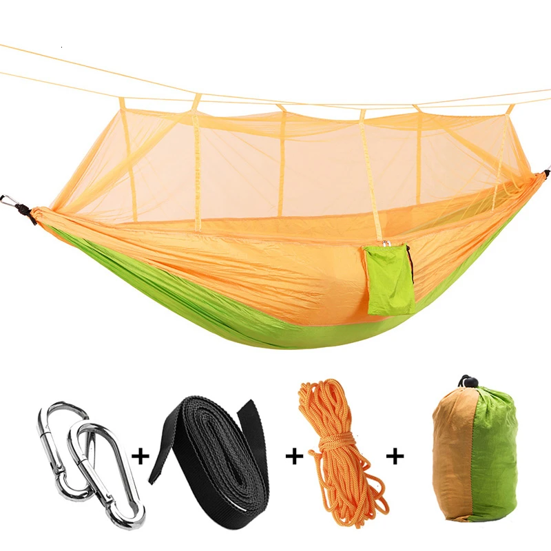 Portable Outdoor Camping Hammock with Mosquito Net (for 1-2 Person) Sadoun.com