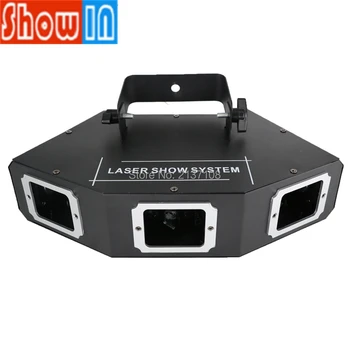 

3 Eyes RGB LED Beam Scan Laser Animation Light Licht Pro Stage DJ Disco Party Music KTV Audio Sound Lighting Effect Equipment