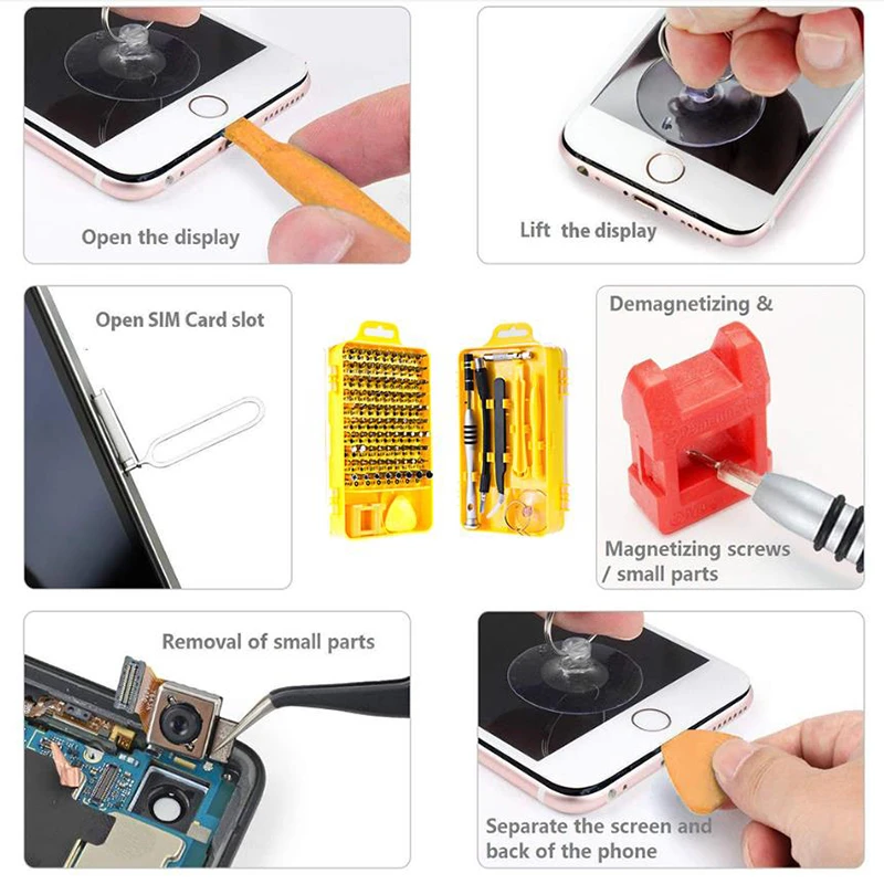 110 In 1 Mini Electric Precision Screwdriver Set For Mobile Phone Computer Home Repair Hand Tools