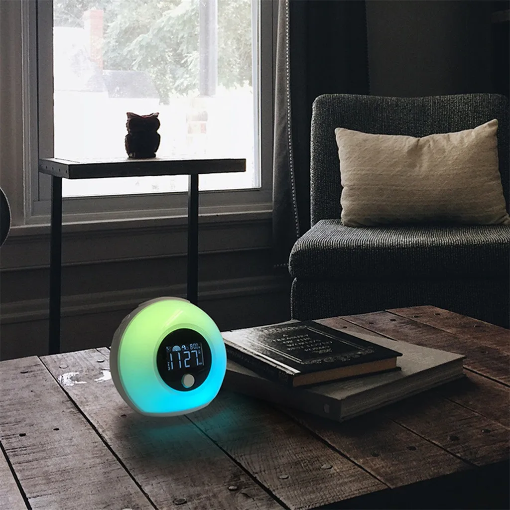 Товаров, светильник с Bluetooth динамиком, настольная лампа с будильником, Ночной светильник, лампа с поддержкой дропшиппинг