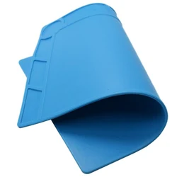 Tapis en Silicone résistant à la chaleur avec pistolet thermique, Station de soudage BGA, coussin isolant, outils de réparation, plate forme d'entretien, tapis de bureau 