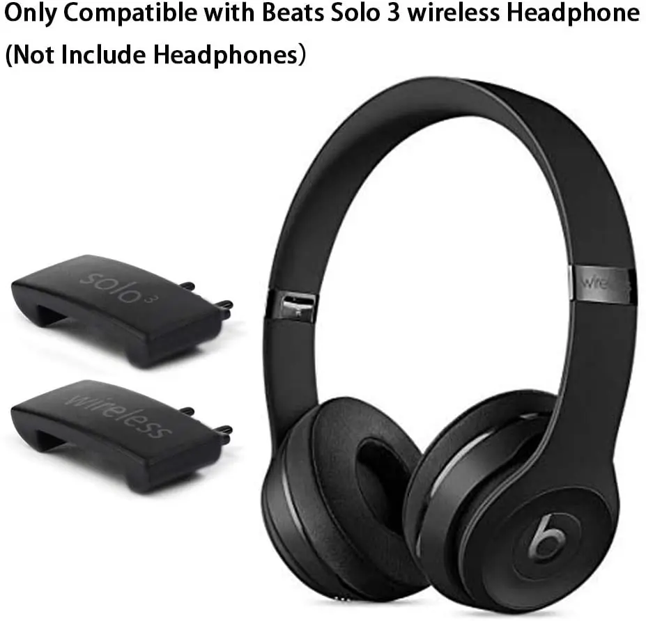 Replacement Solo3 Clip Cover Headband Connector Metal Folding Parts Set Compatible with Beats Solo3 Wireless Over Ear Headphones