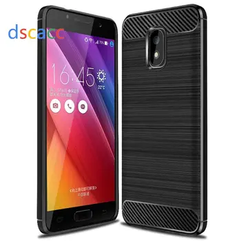 

dscacc Carbon Fiber Brushed TPU Case for ASUS ZenFone 3 Zoom Zoom S 4 4 Max 5.2 inch 5.5inch Pro Plus 4 Pro 100pcs