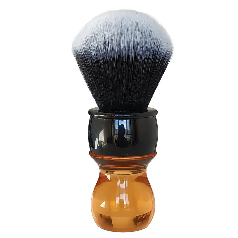 dscosmetic 26mm tuxedo synthetic hair knots Citrine handle shaving brush