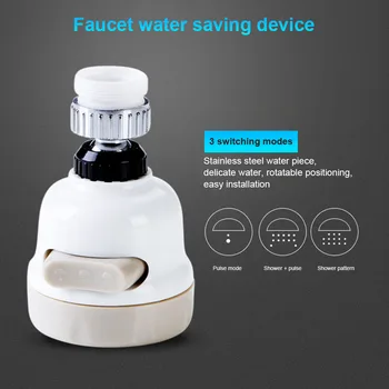 

Faucet Tap Shower Filter Water-saving Water Valve Splash Regulator For Kiechen TUE88
