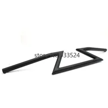 22 мм 7/8 ''рукоятка для мотоцикла Z-Bar черного цвета для Harley HondaTriumph Kawasaki Yamaha Suzuki на заказ
