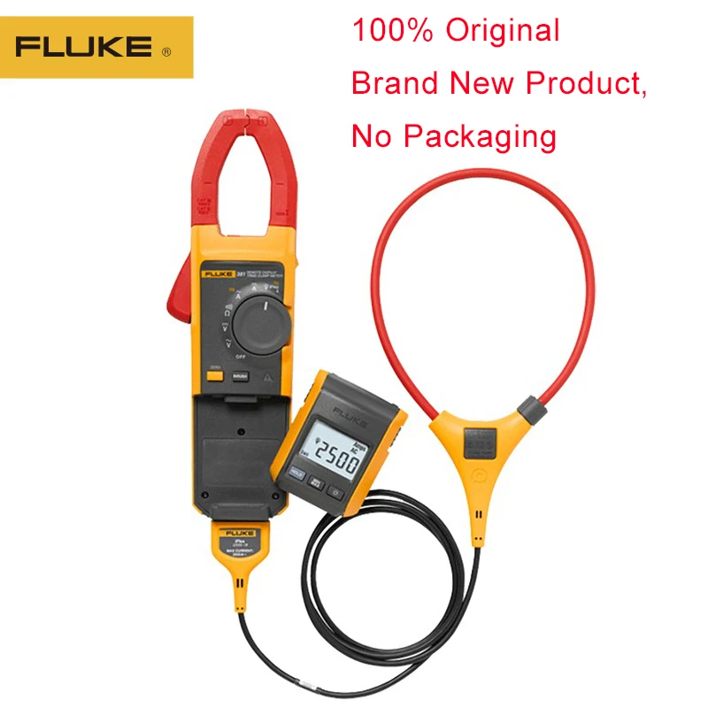

100% Original Fluke 381 Remote Display True-rms AC / DC Clamp Meter, Detachable Jaw & IFlex Probe with Handhold