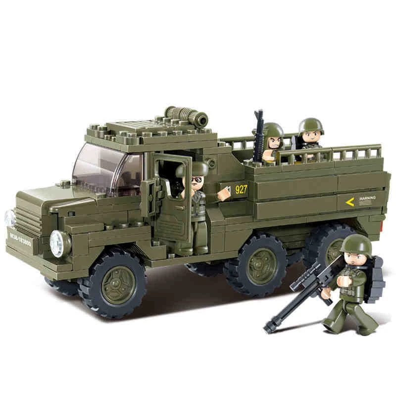 

Compatible legoingly Military headquarters a transport ww2 Tank Armored vehicle building Blocks boys child toys world war