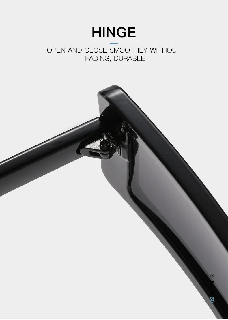 Fashion Sunglasses Designer Luxury Brand Rectangle Sunglasses Women Vintage Small 2021 trend Female Sun Glasses Shades For Women (7)