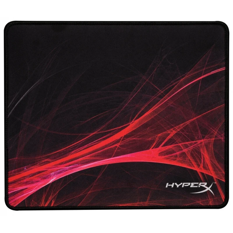 Коврик HyperX Fury Pro S Speed Large ткань, 450 х 400 х 4 мм, цвет: черный с красным