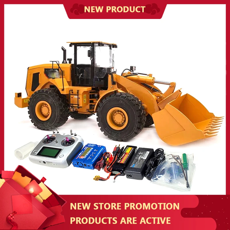 

1/12 Carter C95 Hydraulic Loader Engineering Model Hydraulic Bulldozer Wheel Loader Model Birthday Gift Adult Toy