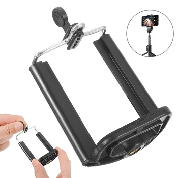 

MAYITR 1pc Tripod Cell Phone Tripod Black Camera Stand Holder Mount Adapter Clip Suitable For Phone 55-85mm