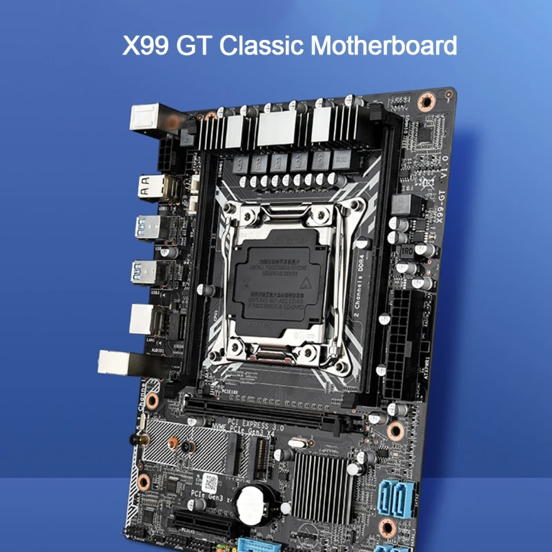 X99-GT набор материнской платы с Xeon E5 2620V3 LGA2011-3 процессор USB3.0 NVME M.2 SSD материнская