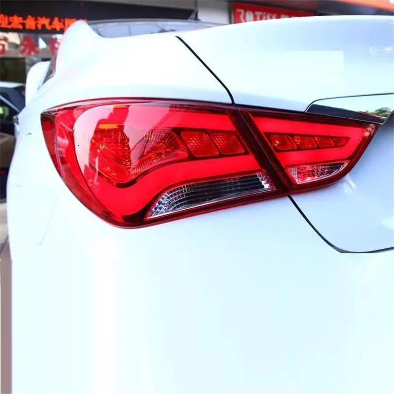 Автозапчасти для автомобилей, автомобильные лампы Drl, светодиодные дневные ходовые фары, задние Автомобильные фары в сборе для hyundai Sonata